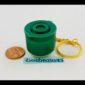 Tupperware RARE keychain mix n por in green tinietreasures